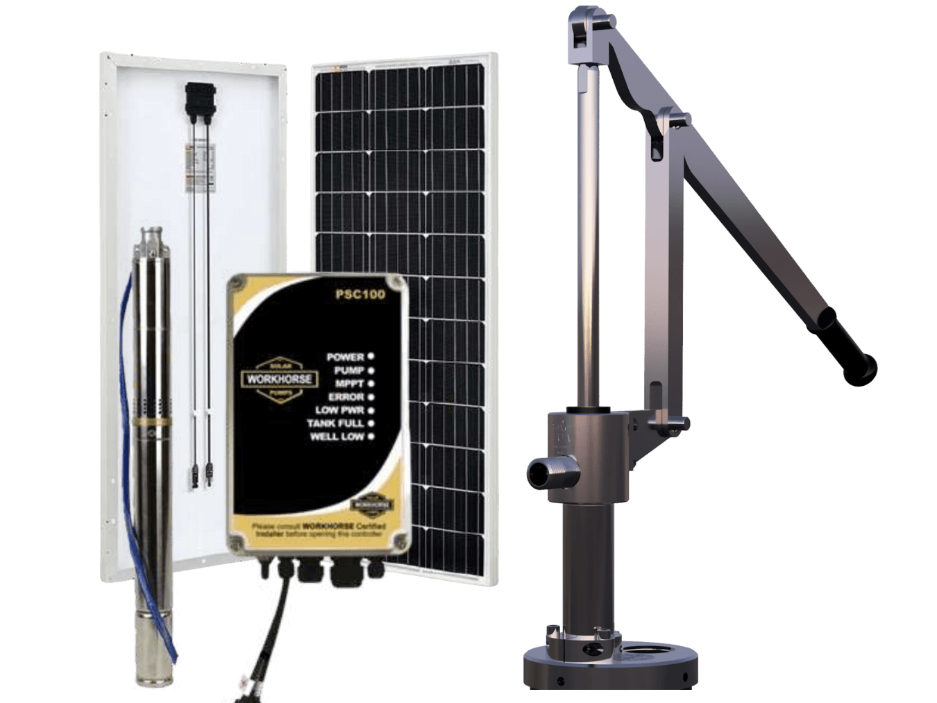 Simple Pump Inline Manual-Solar Well Pump System
