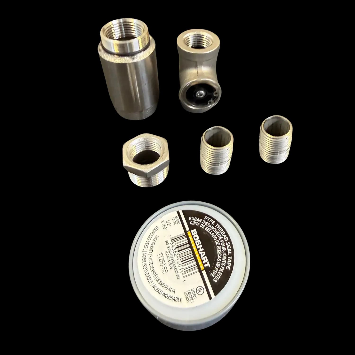 Valve and Adapter Assembly for 2" Solar Submersible Connection to 100CA