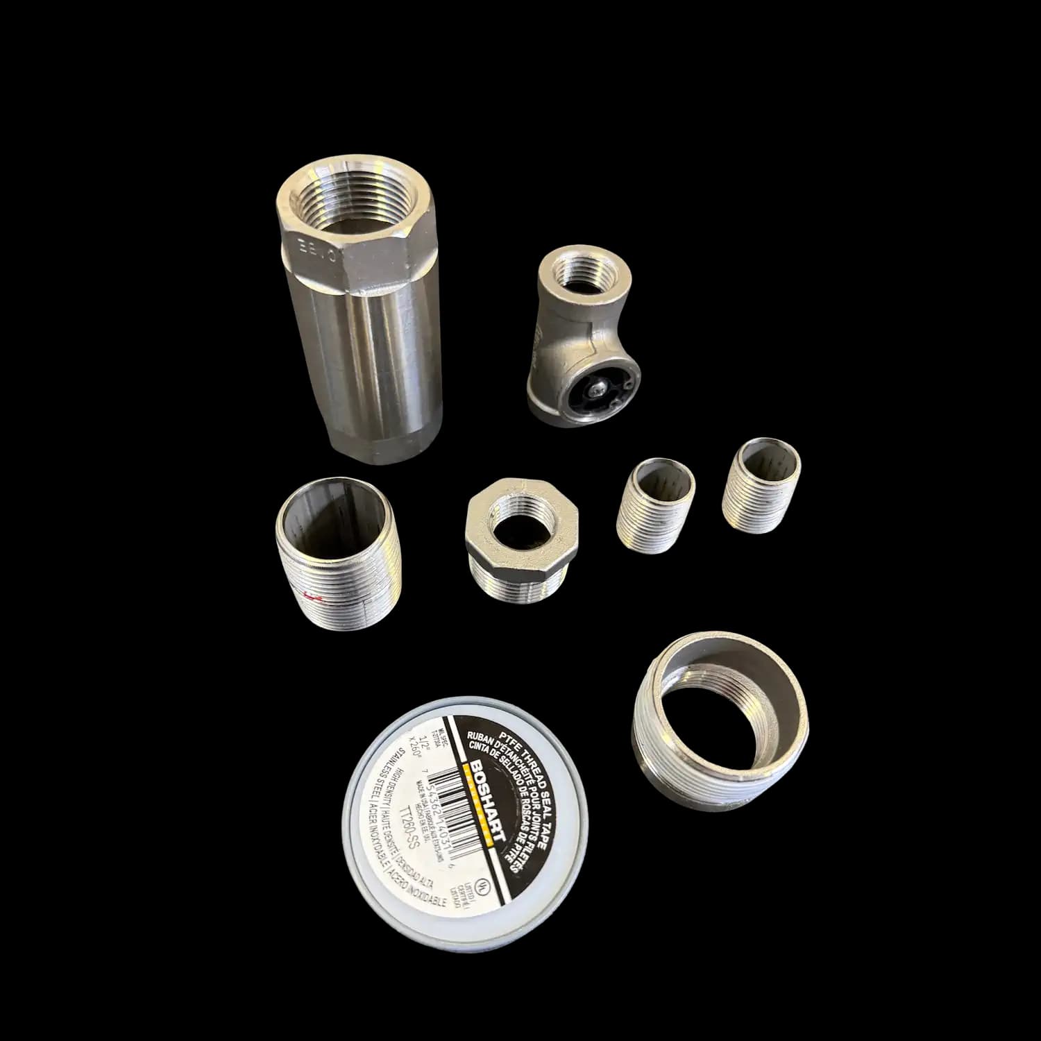 Valve and Adapter Assembly for 2" Solar Submersible Connection to 125CA-25