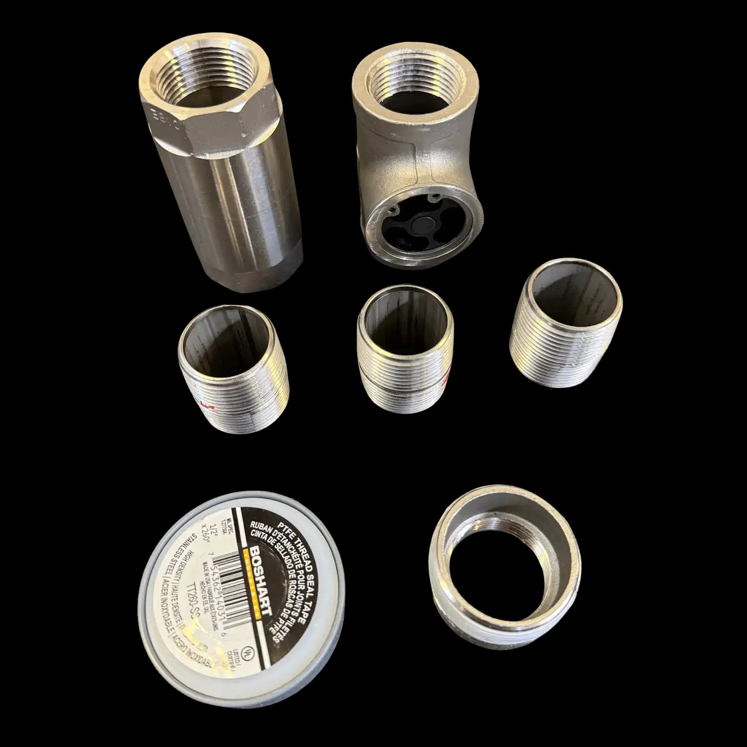 Valve and Adapter Assembly for 3" Solar Submersible Connection to 125CA-25
