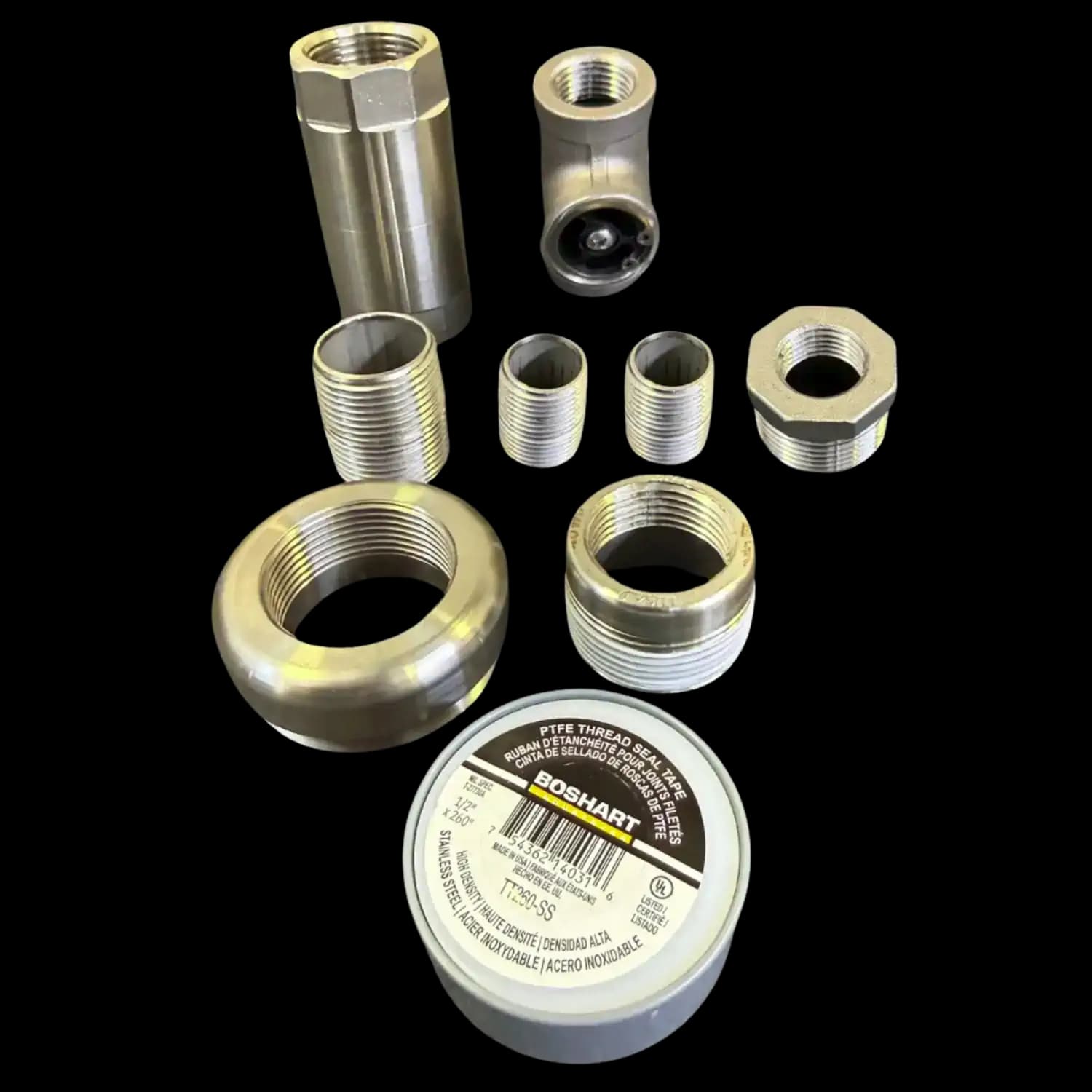 Valve and Adapter Assembly for 2" Solar Submersible Connection to 200CA